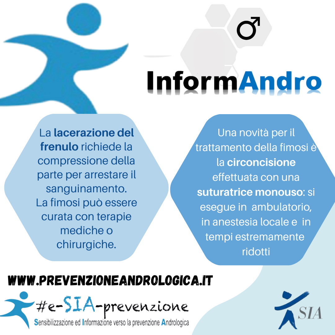 #Fimosi e #frenulobreve: sai cosa sono?
Come si curano?
Che problemi possono dare?

prevenzioneandrologica.it 

#siaandrologia #siaandrologiaitaliana #esiaprevenzione #sia #salutemaschile #prevenzioneandrologica #andrology #circoncisione #circumcysion #phimosis #prepuzio #salute