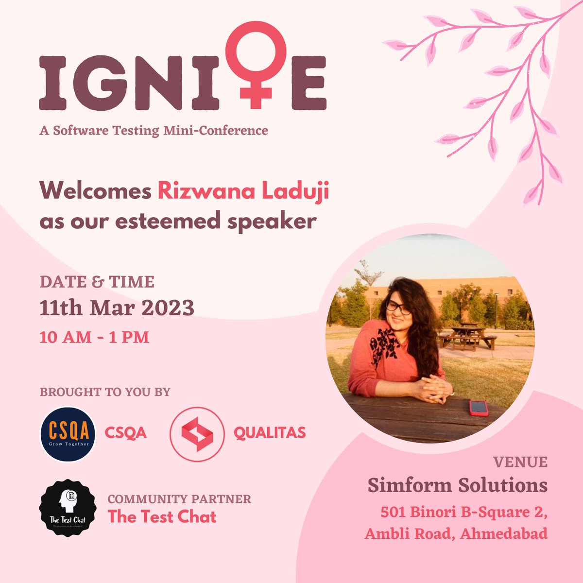 “𝐈𝐆𝐍𝐈𝐓𝐄” pleased to announce our next speaker 𝗥𝗶𝘇𝘄𝗮𝗻𝗮 𝗟𝗔𝗱𝘂𝗷𝗶. She will talk on 𝗧𝗿𝗲𝗻𝗱𝘀 𝗶𝗻 𝘁𝗵𝗲 𝗦𝗼𝗳𝘁𝘄𝗮𝗿𝗲 𝗜𝗻𝗱𝘂𝘀𝘁𝗿𝘆 and  𝗘𝗳𝗳𝗶𝗰𝗶𝗲𝗻𝘁 𝗖𝗼𝗺𝗺𝘂𝗻𝗶𝗰𝗮𝘁𝗲 𝗪𝗶𝘁𝗵 𝗬𝗼𝘂𝗿 𝗧𝗲𝗮𝗺.

Register now: lnkd.in/dZnsJfEk