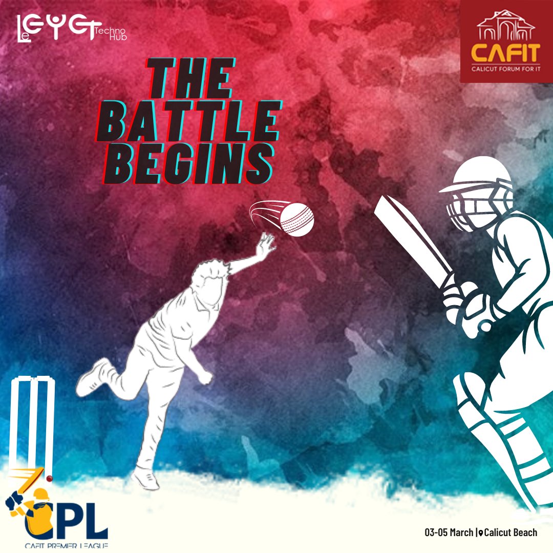 LEEYE_T's tweet photo. The war trumpet has sounded and the days of confrontation have begun.
#cafit #CPL #cplcafit #cafitcpl #cafitpremereleague #cricket #cricketnews #cricketlovers #cricketfans #cricketer #cricketfever #calicut #calicutbeach #it #itcompany #company #CompanyMatch #CyberPark https://t.co/2X0r8VMrPI