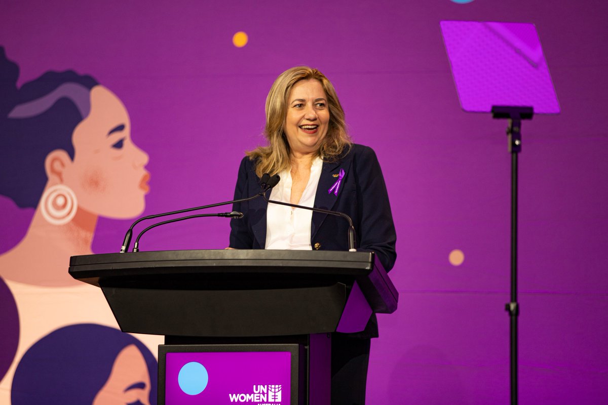 At today's UN Women Australia International Women’s Day 2023 Brisbane Lunch, I spoke about 'maintaining the rage'. Watch the full speech here:  youtu.be/RBOaFywG4FQ?t=… @UNWomenAust #CrackingTheCode #IWD2023