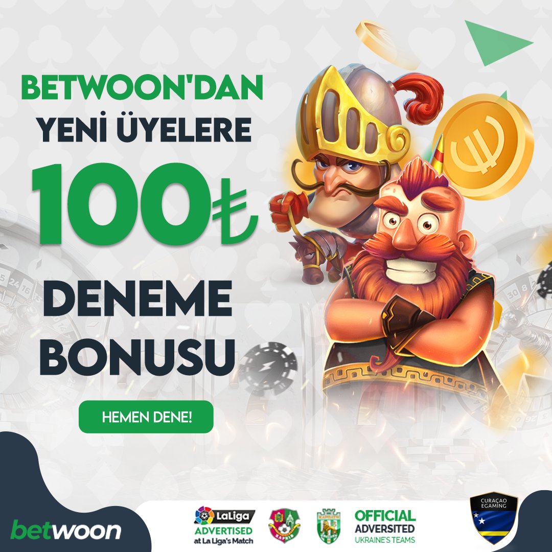 👉#BETWOON'DAN YENİ ÜYELERE 100TL DENEME BONUSU!

🎁İLK 3 YATIRIMINIZA ÖZEL %300 5.000TL HOŞGELDİN BONUSU!

💙HER YATIRIMA ÜCRETSİZ ÇARK ÇEVİR!

🎁%50 SLOT BONUSU!

➡rebrand.ly/SocialMediaa

#betwoon #sport #bahis #iddaa #canlı #bonus