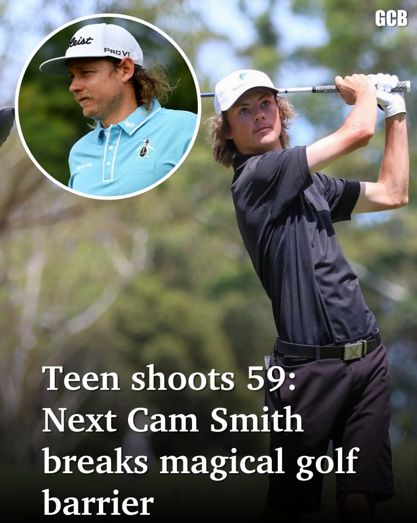 A teenager touted as the next Cameron Smith has sent shockwaves through the golfing world after posting a record-breaking score in a tournament. Go inside the round that has put him in rarefied air bit.ly/3KOy0NZ