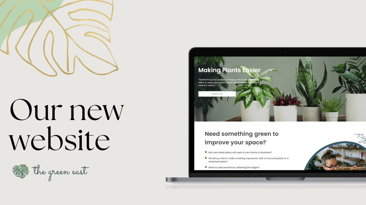 Delighted to say that our new website is LIVE!
Come find out more about us.
thegreeneast.co.uk

#houseplants #belfastbusiness #houseplantlover