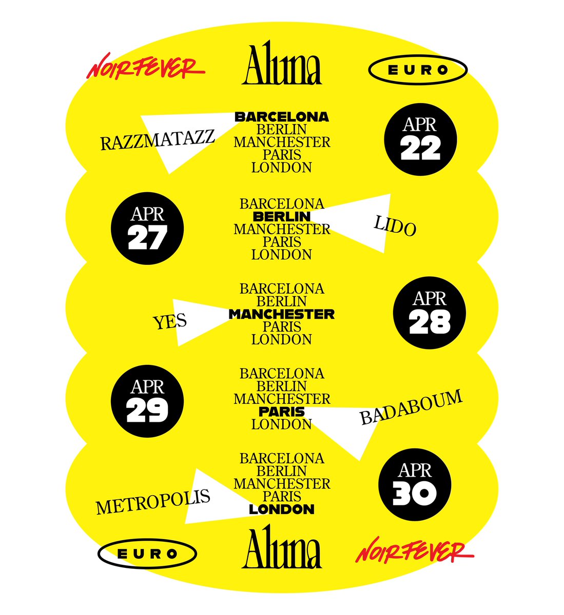 The end of the week is near, but the journey to my Euro &amp; UK club tour has just begun ✨🪩 Tickets available now with the link in bio!!!

Stay tuned…I might have another surprise for you soon 🤩