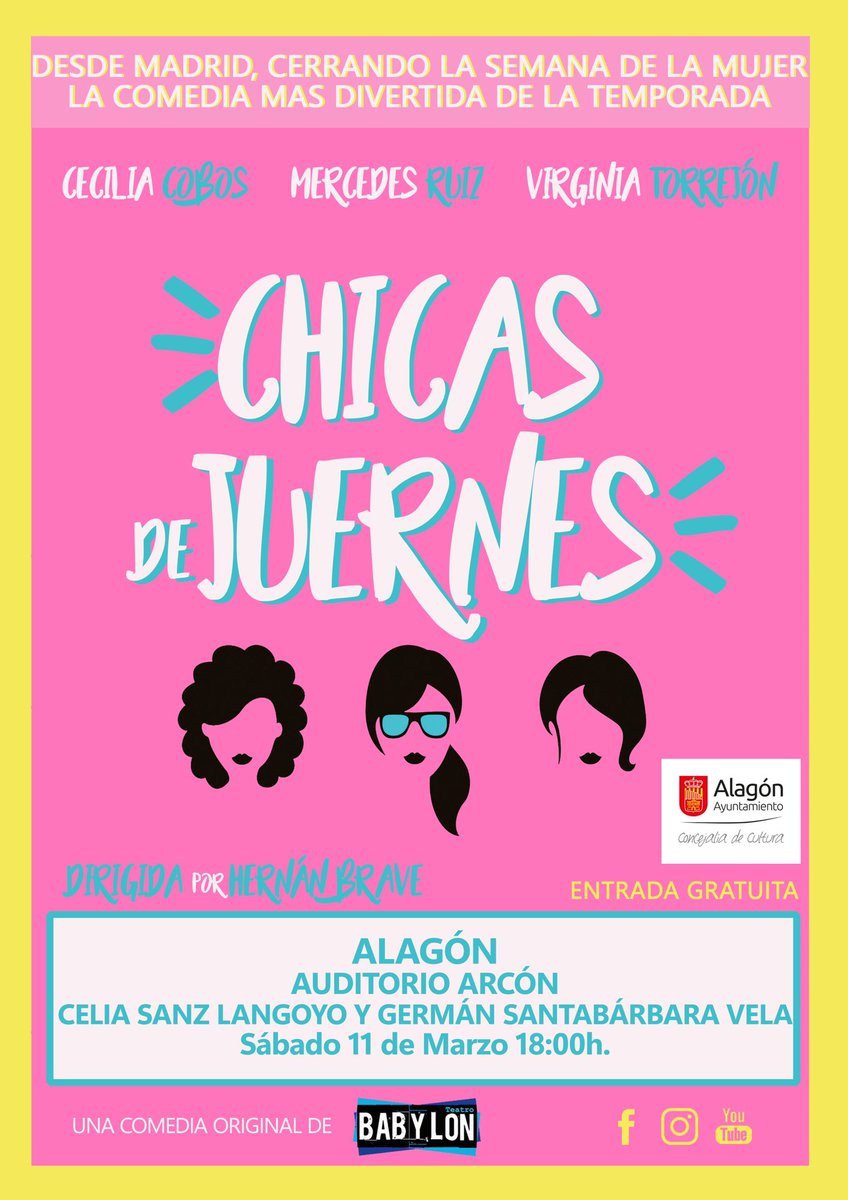 📣 AGENDA 
Apunta bien las fechas y no te pierdas ninguna de las actividades que ha preparado la Coordinadora 8M Ribera Alta del Ebro, AMFA y el Ayuntamiento de Alagón: