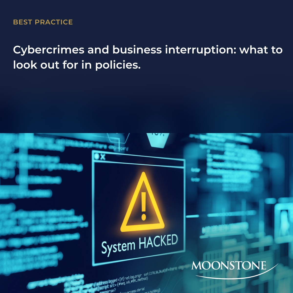 Why an all-risks clause may not provide cover for business interruption related to cybercrime. bit.ly/3y81VJy 
#allrisks #businessinterruption #cyberattack #cybercrime #indemnityperiods #insurance #ransomware #thirdpartyliability #timedeductibles #WerksmansAttorneys