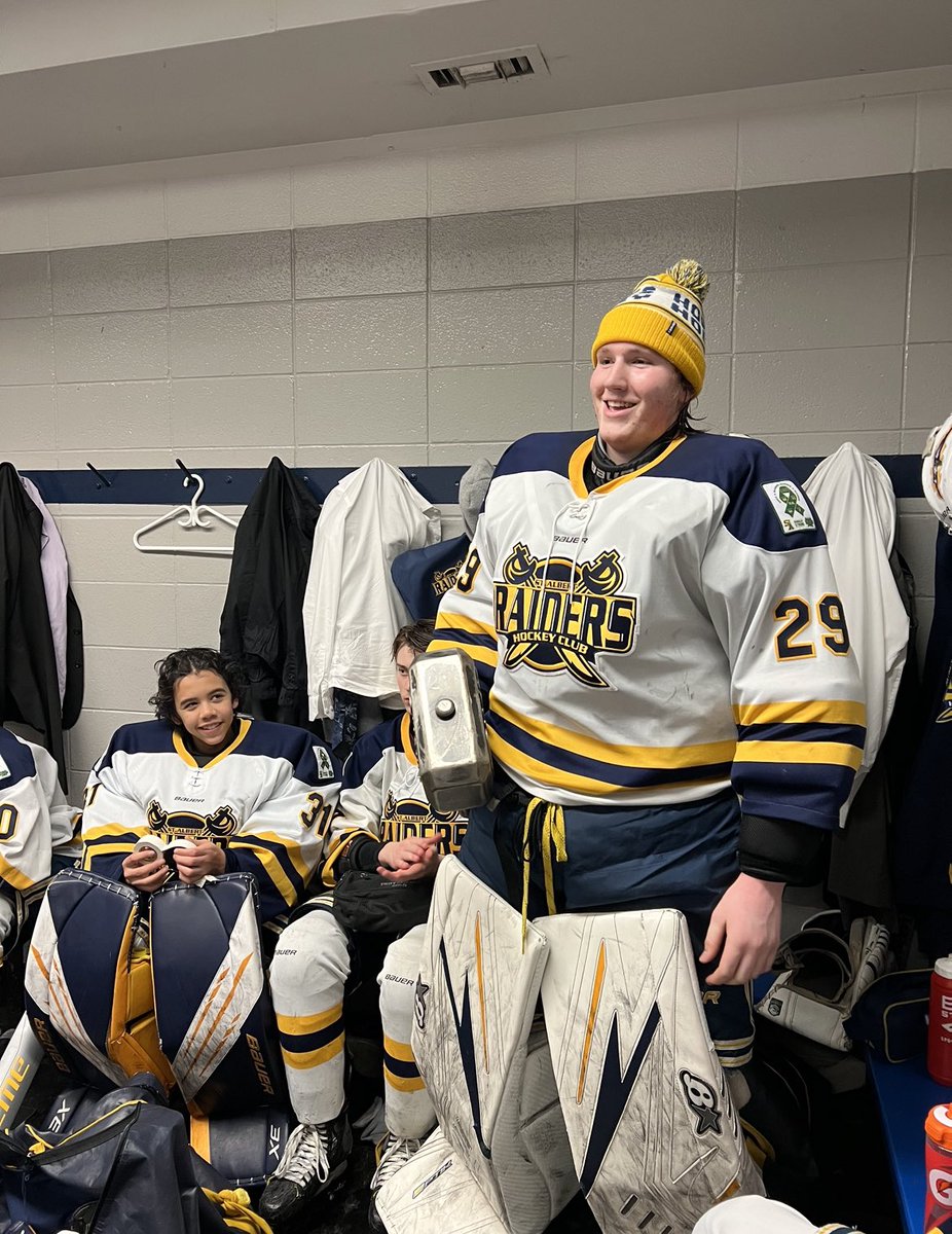 Game 2 for Royals is a solid team effort to get the 6-0 win over PAC.  A well deserved shut out and player of the game Hayden Priebe! #raiderspride #everythingwithpurpose