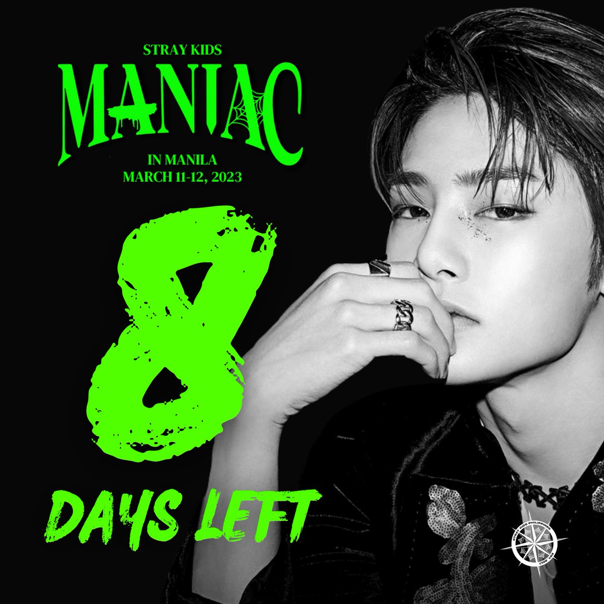 [💚]

We only have 8 DAYS LEFT until we see Stray Kids, again! But this time, they will be shaking the stage with their Thunderous moves! 😍

#SKZinMNL2023 #StrayKidsPHL