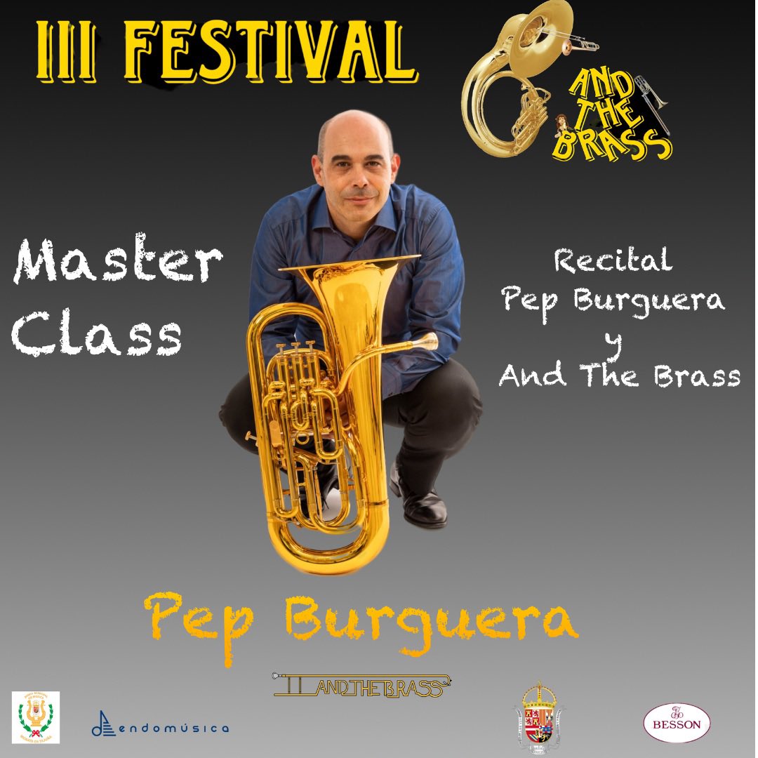 Andthebrass's tweet photo. Hoy os presentamos a nuestro artista invitado.

En esta ocasión contamos con el bombardinista Pep Burguera, que realizará una masterclass y un recital acompañado de And The Brass 

Más información en:
https://t.co/tdcvhL9DtQ 

Inscríbete aquí:
https://t.co/Cz7u9if4sL 📝 https://t.co/8tTSZof1p0