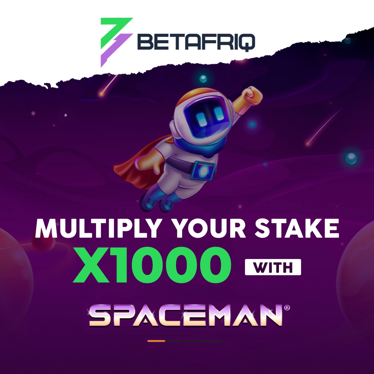 BetAfriQ Kenya on X: 🚨 Get ready for an intergalactic adventure with  Spaceman! 🚀💰 Spin the reels and watch as the cosmic symbols align for  your chance at BIG payouts of up