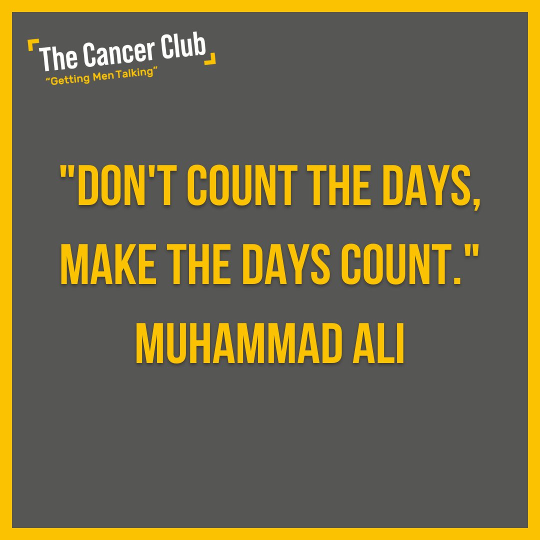'Don't count the days, make the days count.' - Muhammad Ali.
👉thecancerclub.co.uk
-
-
-
-
-
#thecancerclub #gettingmentalking #letstalkcancer #cancersupport #cancercommunity #cancersucks #mentalhealthsupport #canceruk #cancerwarrior #beatcancer #cancercare #cancerjourney