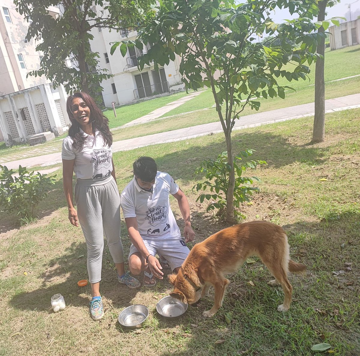 tarana2510's tweet image. Feeding #CommunityDogs makes friends with Man’s Best Friend #JaypeeAman 
Sterilized and Vaccinated over 150 dogs that we made friends via feeding, in past 3 years