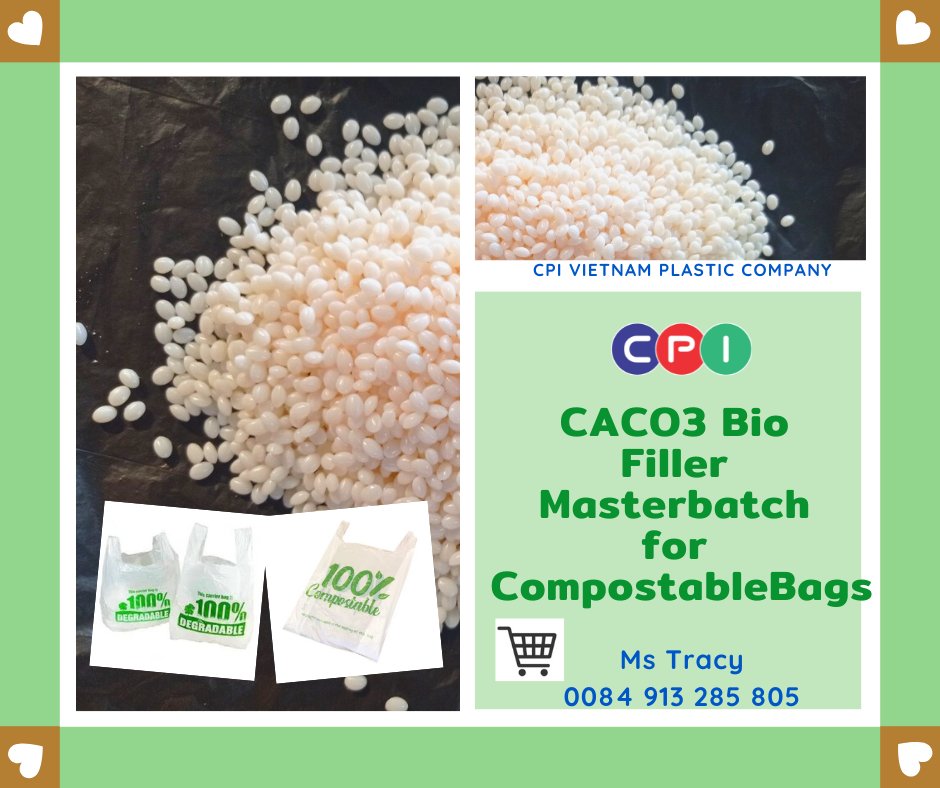 namthaisongroup's tweet photo. ♻️ #CPIPlastic Bio Filler Masterbatch - Eco-friendly Material
♻️Biodegradable filler made of bio-resin, CaCO3 & dispersion additives are used to optimize the cost for bioplastic compostable bags
♻️Recommended usage rate: 5 - 20% depending on final products
#Biofiller #bioplastics https://t.co/NCV9cecMxN