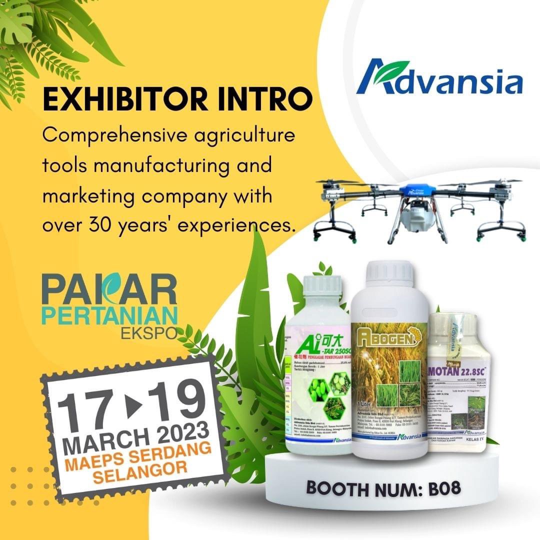 📢📢𝐄𝐱𝐡𝐢𝐛𝐢𝐭𝐨𝐫𝐬 𝐇𝐢𝐠𝐡𝐥𝐢𝐠𝐡𝐭📢📢
Thousands of products and technologies to check out at PAKAR Pertanian Ekspo 2023.

Register as our visitor now at our website pakarpertanian.my

See you there at MAEPS Serdang By MARDI Corp.