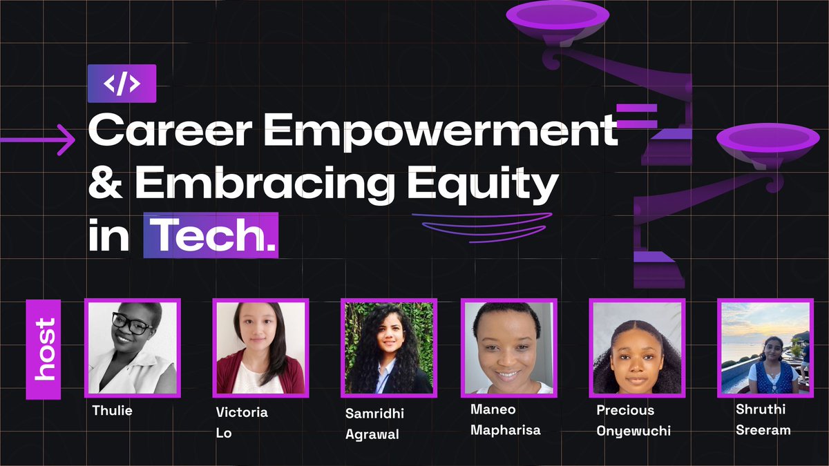 Join us live on the 8th of March at 2pm GMT for a panel session  with the amazing @lo_victoria2666,@ManeoMapharisa, @thulieblack, and @Preshh0 on #InternationalWomensDay2023 as we discuss 'Career Empowerment and Embracing Equity in Tech'.
🔗 youtube.com/live/IboLZzLU4…
#IWD2023