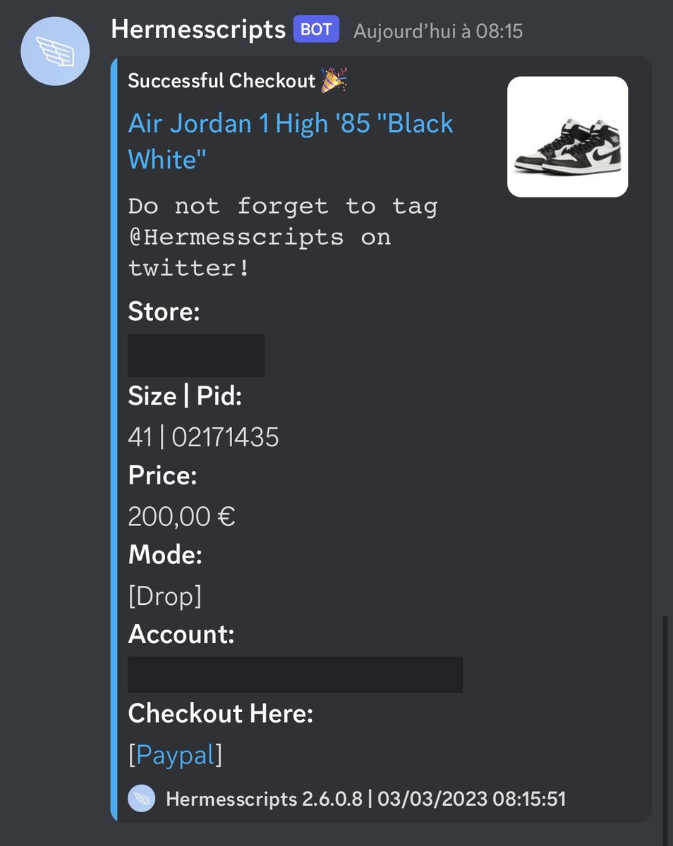New success posted by: milan