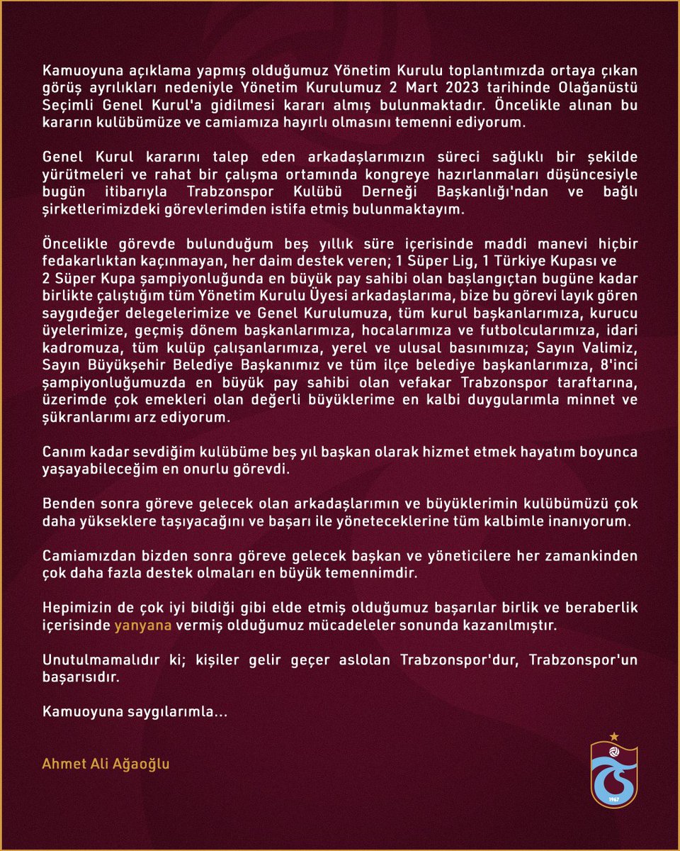 Trabzonspor tweet media