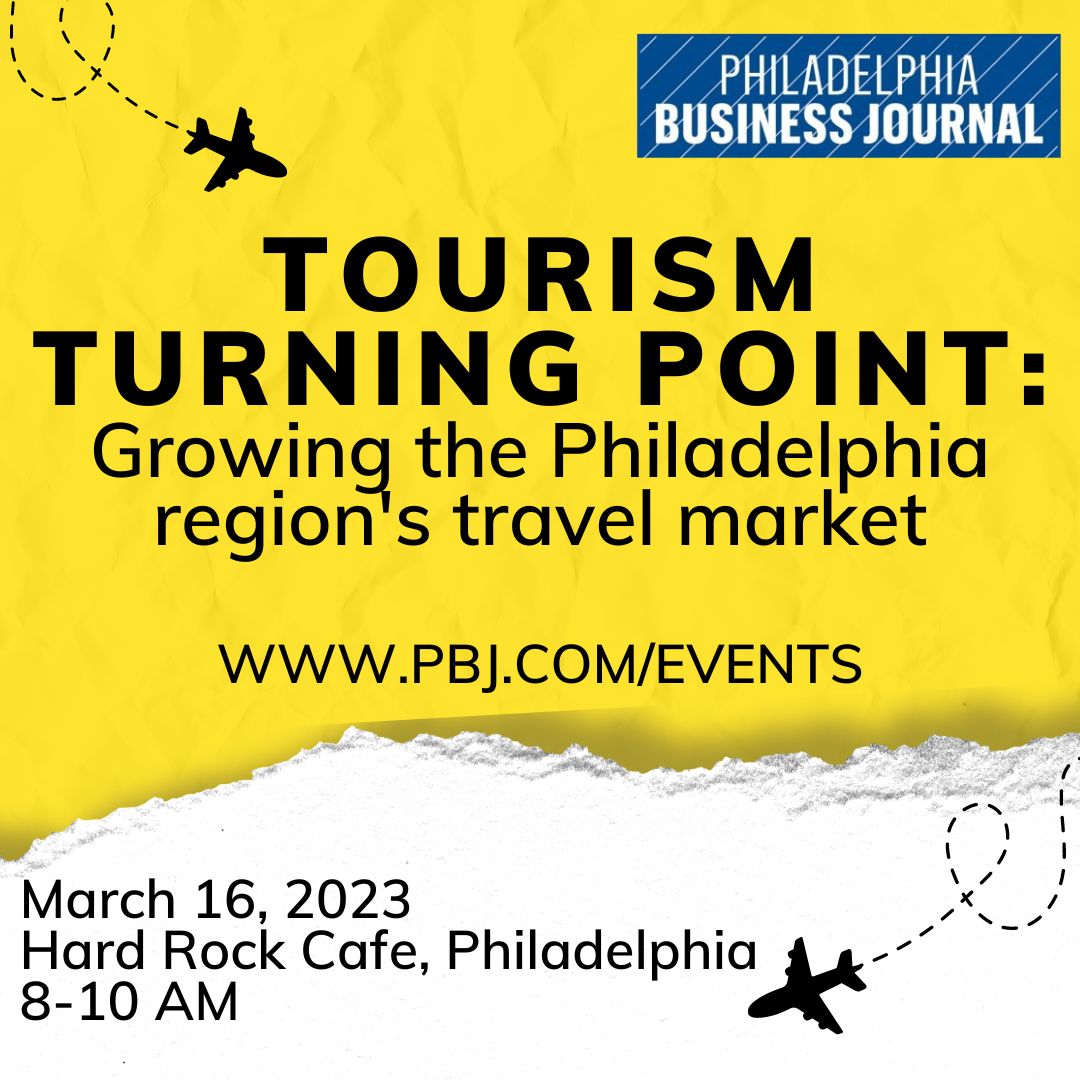 Join us March 16 at Hard Rock Cafe to hear about how local industry leaders are driving tourism in Greater Philadelphia. To register, visit: bizjournals.com/philadelphia/e…