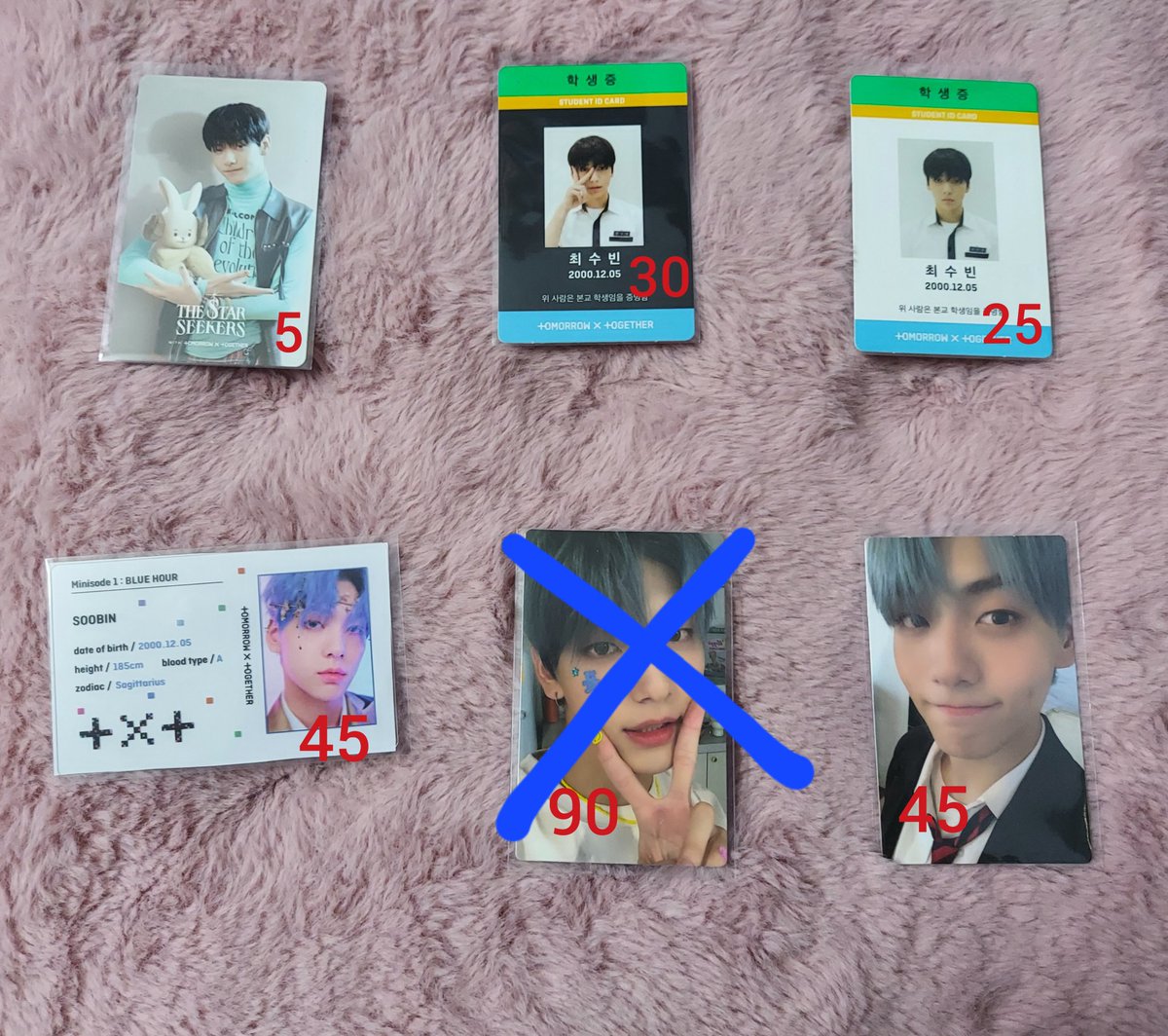 soobinie_txt_'s tweet photo. WTS SOOBIN PC
💵 price stated in pic
📬 postage : RM 7 (WM), RM15 (EM)
all pc in good condition. pm if interested. Tq 🌸 #PasarTXT #PasarTXTMy #TXT #TXTmy https://t.co/BxUUiM4sq5