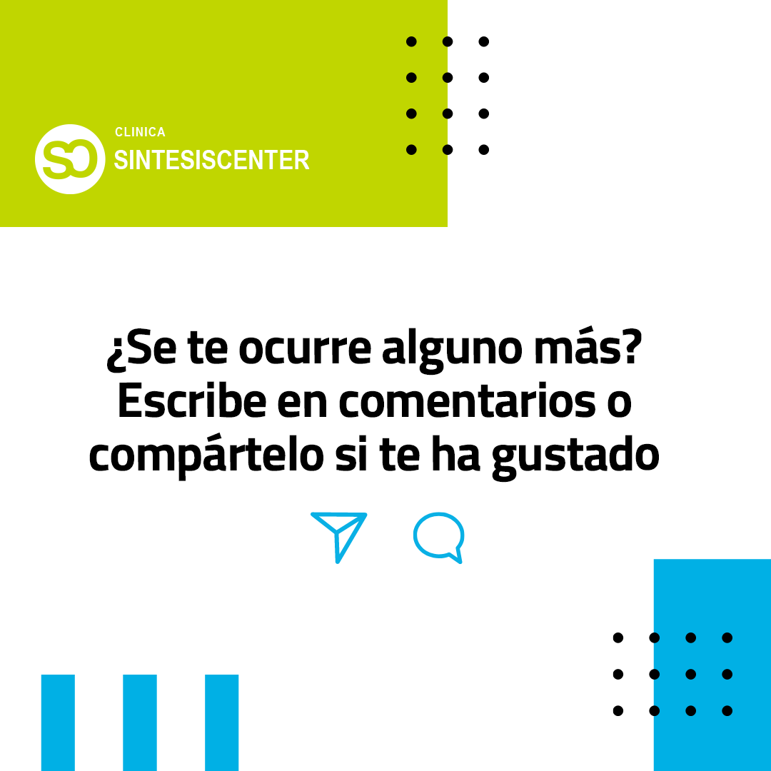 SINTESISCENTER's tweet image. ¡Queremos que mejores tu salud! 😊

👇🏻¿Preparad@s?👇🏻

⏯️Desliza para conocer los 8 consejos que desde @sintesiscentermalaga te damos para mejorar ciertos hábitos de tu día a día.

¿Conoces a alguien que quiera mejorarlos? Menciónalos y comparte nuestros consejos con ell@s. 👏🏻