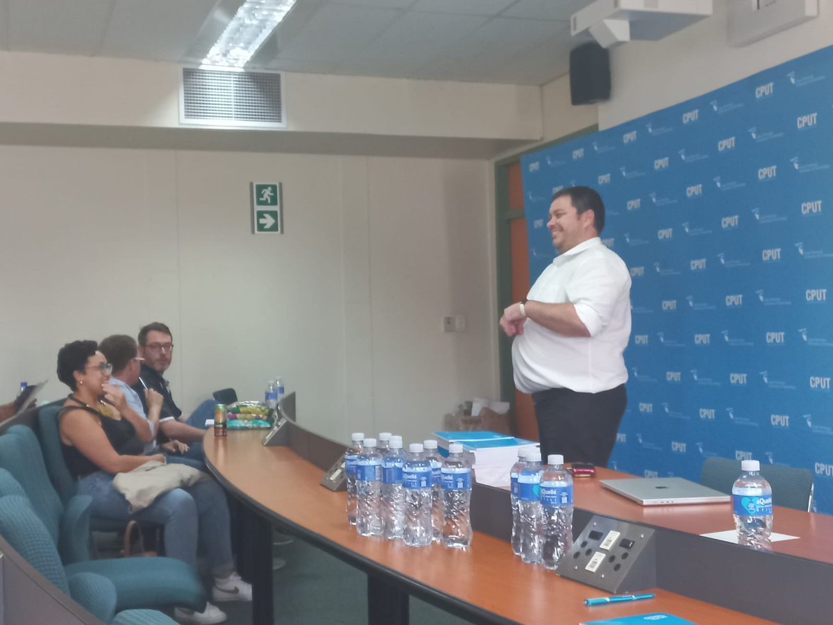 CPUT's tweet photo. Juan Steyn, Director of Operations at the South African Centre for Digital Language Resources (SADiLaR), delivers his presentation at the students' session at the Language Resources Audit held at CPUT, Bellville Campus.
#LanguageResourcesAudit
@CPUT @USAf_ORG @SADiLaR_ZA https://t.co/StjCRaR28D