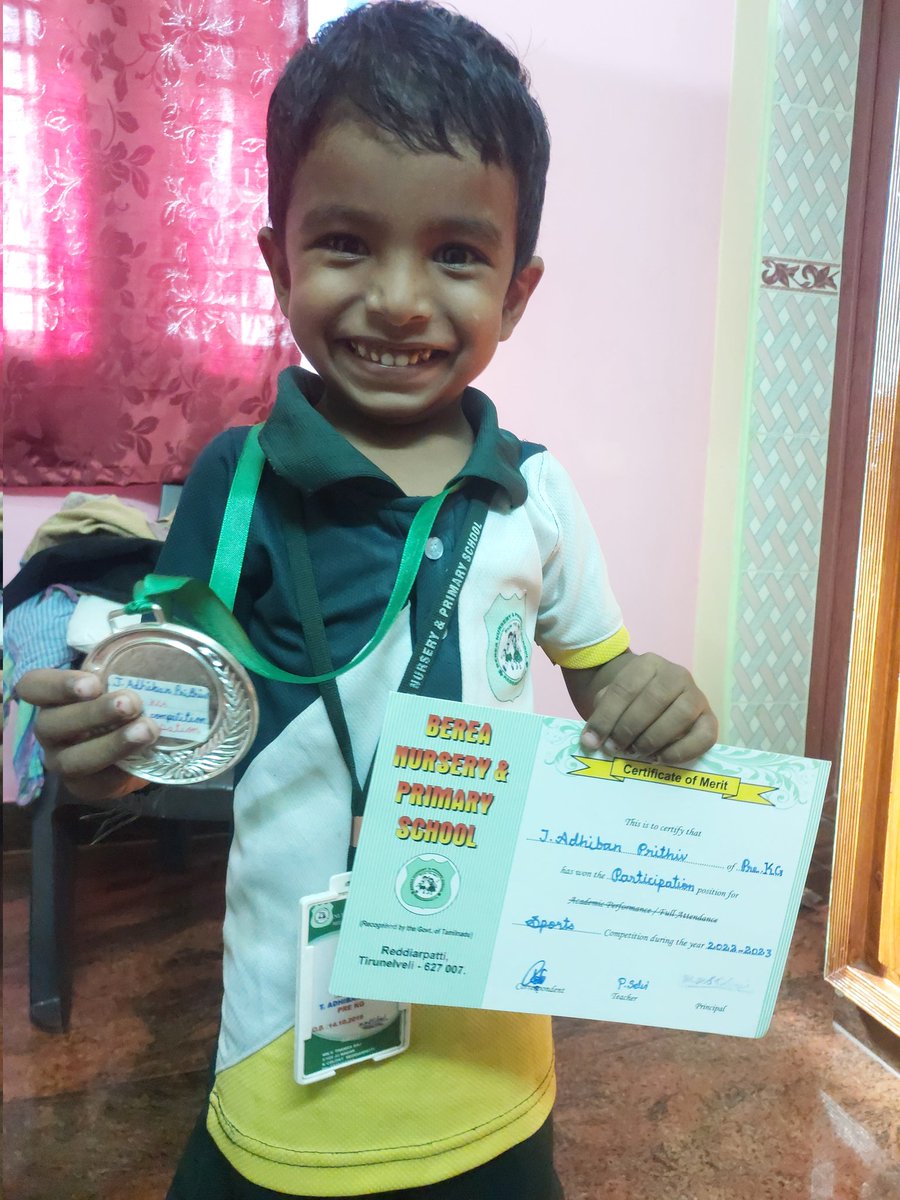 thanga_king's tweet photo. 1st 💝time Pre K.G sports 2nd prize 🥈 #LazadaPH11Birthday #on_the_street #BoycottHersheys #RedRubyDaSleeze #RealMadridBarcelona #PathuThalaTeaser https://t.co/n97LBPzPp9