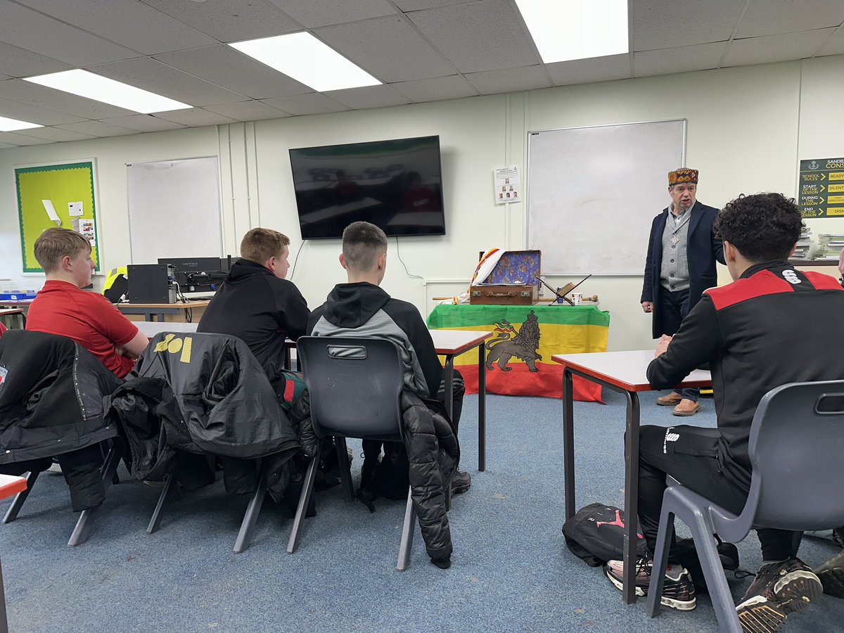 SandbachRS's tweet photo. Our multi faith speakers are superb, they have taught the year 10 boys so much about their worldview! https://t.co/arhZ7HBhLy