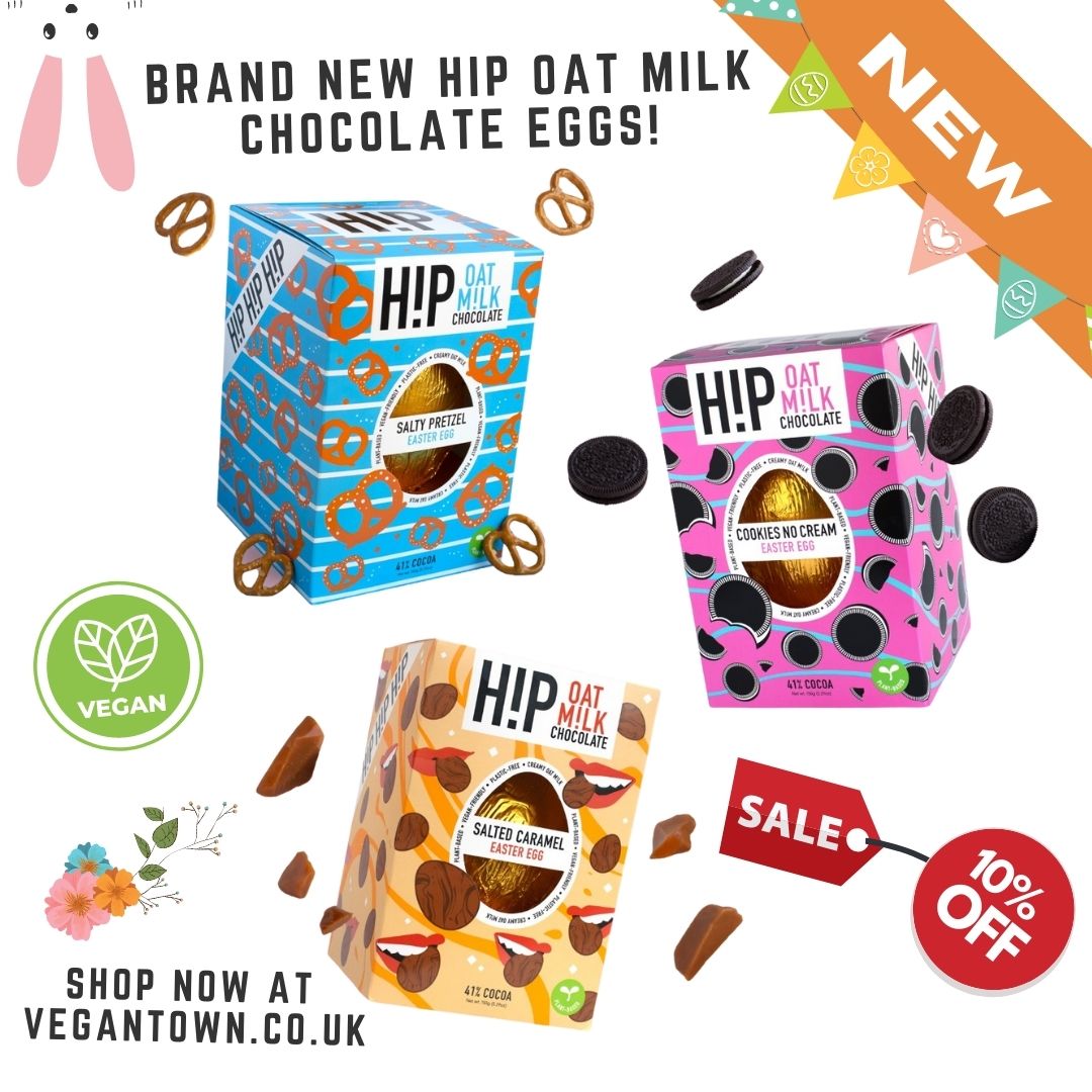 Save 10% OFF RRP on H!P VEGAN Easter Eggs only at vegantown.co.uk/collections/ea… 😍 #vegan #veganfood
