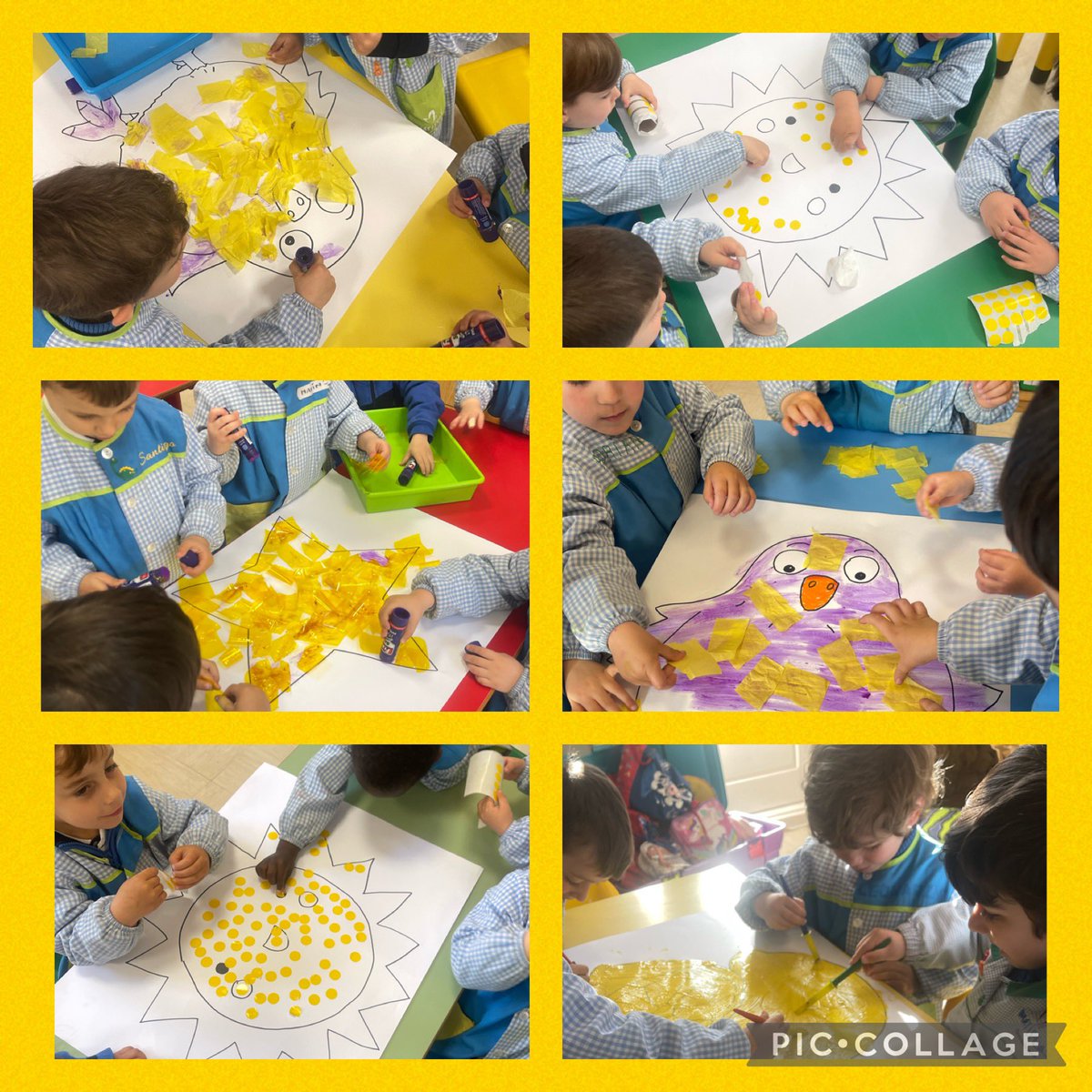 maristasguada's tweet photo. Celebramos la fiesta del color amarillo, un color muy especial 🍋🌻🍌🐥 #3años #coloramarillo #aprendemosjuntos https://t.co/tYMm1kYxDt