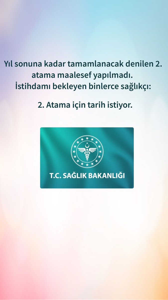 Betül (@betuldei) on Twitter photo Artık cevap vakti klavuz vakti ATAMA vakti gelmedi mi?
<a href="/drfahrettinkoca/">Dr. Fahrettin Koca</a>
<a href="/RTErdogan/">Recep Tayyip Erdoğan</a>
<a href="/suayipbirinci/">Doç. Dr. Şuayıp Birinci</a>
<a href="/saglikbakanligi/">T.C. Sağlık Bakanlığı</a>
<a href="/gozdekirisciogl/">gozde kiriscioglu</a>
#CBMarttaSağlıkçıyıAta Artık cevap vakti klavuz vakti ATAMA vakti gelmedi mi?
<a href="/drfahrettinkoca/">Dr. Fahrettin Koca</a>
<a href="/RTErdogan/">Recep Tayyip Erdoğan</a>
<a href="/suayipbirinci/">Doç. Dr. Şuayıp Birinci</a>
<a href="/saglikbakanligi/">T.C. Sağlık Bakanlığı</a>
<a href="/gozdekirisciogl/">gozde kiriscioglu</a>
#CBMarttaSağlıkçıyıAta
