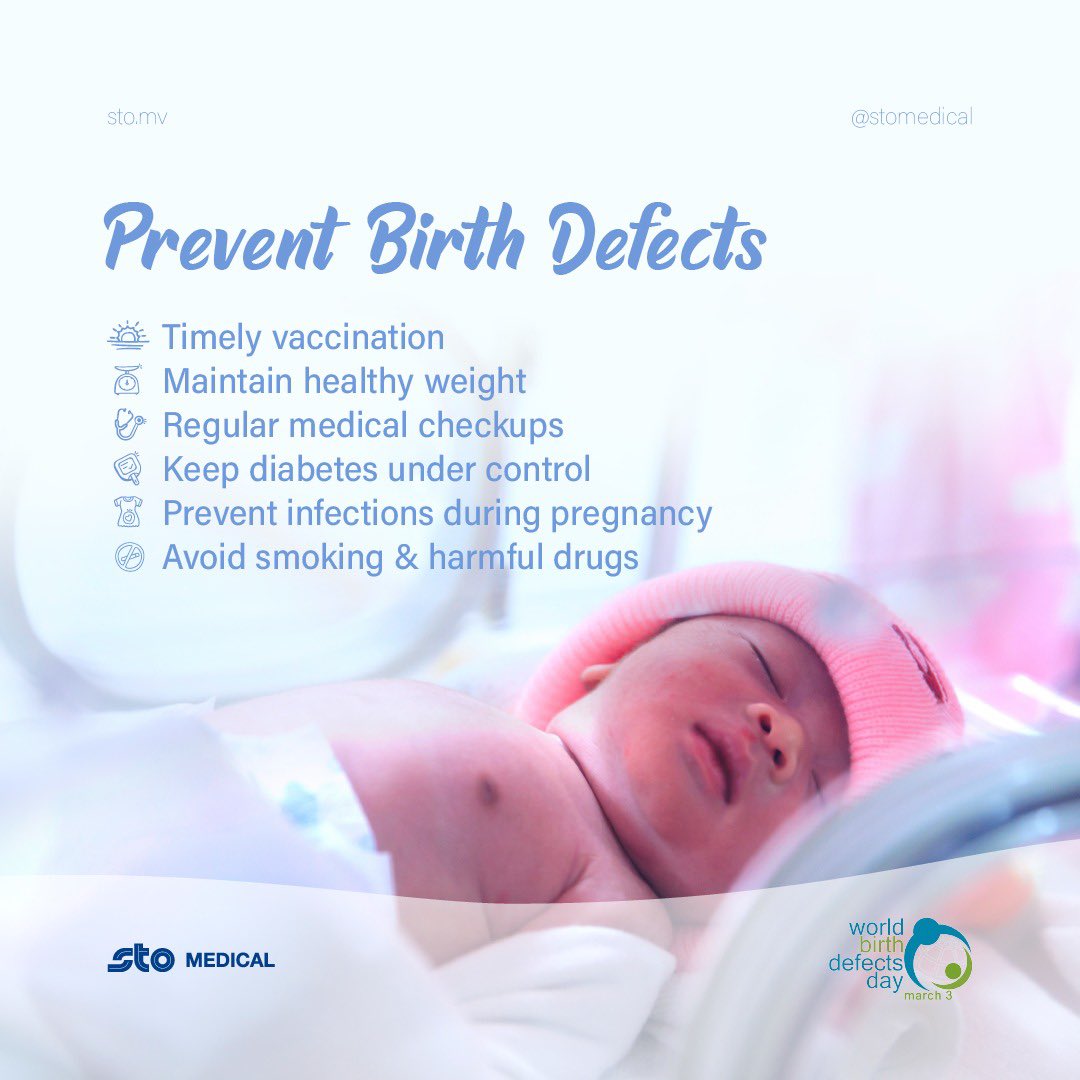 This #WorldBDday, let's come together to raise awareness, prevent, and manage birth defects. Let's make a difference and advocate for safer pregnancies & healthier babies! 

#ManyBirthDefects1Voice 🤰✨