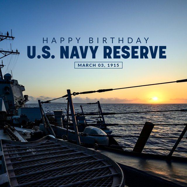 The US Naval Reserve was officially established on March 3 1915 when Congress passed the Naval Reserve Act. The act authorized the creation of a force who would be trained to augment the regular Navy in times of war or national emergency.

#usnavy #navyreserve
@USNavy