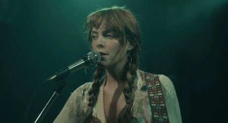 jailhousebaddie's tweet photo. umm… not riley wearing the same guitar strap as e wore during the 68 special, are you kidding me 🥺🥺 https://t.co/rwZbTq5MHM
