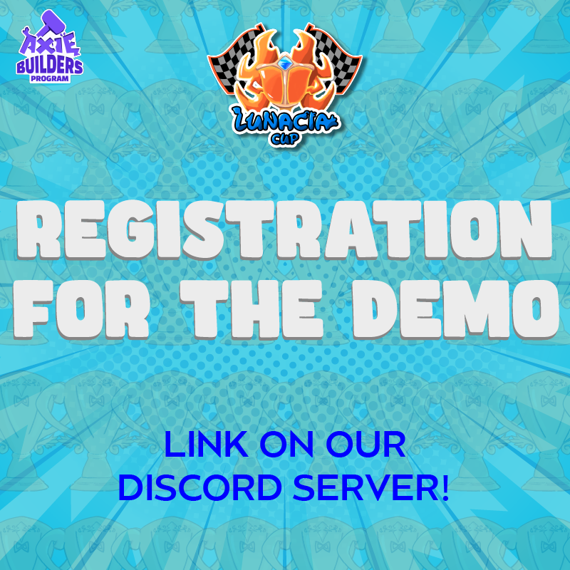 LunaciaCup's tweet photo. We just dropped the Registration Form to Lunacia Cup's demo on Discord!
Access it on: https://t.co/cc71hQzyxx
Let's goooooo! 🏁🔥 https://t.co/IWps0SBGDk