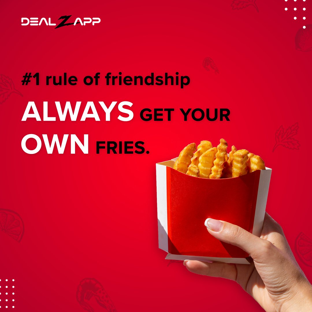 Get your own #fries bruh....😊😁
.
#DealZAPP #dealzappin #friendshipgoals #friendshipgoals #friendshipforever #friendshipgoals💕 #fries #friesfordays #friesianlove #friesbeforeguys #friesianhorse #frenchfries #frenchfries🍟 #FrenchFriesDay #frenchfriesday #frenchfrieslove #Mannat