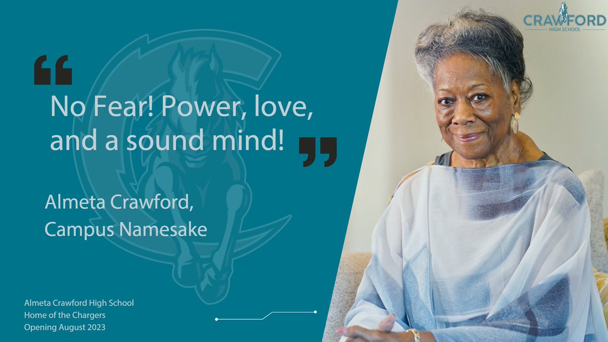 This is the first in a series of messages with introductions of campus Staffulty (staff+faculty) for Crawford HS! But it is most important to re-introduce our campus namesake, Almeta Crawford. 40+ years of service in education, with most at <a href="/DHS_Vikings/">Dulles High School</a> <a href="/FortBendISD/">Fort Bend ISD</a> #ForgeAhead