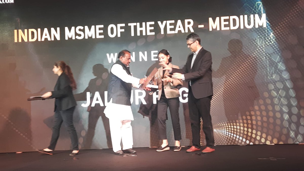 ET RISE (@et_rise) on Twitter photo 🚀🏆#ETMSMEAwards 2022: Congratulations Jaipur Rugs (<a href="/JaipurRugs/">Jaipur Rugs</a>) for winning the prestigious Indian MSME of the Year - Medium Enterprises.
Brightening homes with your carpets globally gives you an exemplary record as a successful company.
<a href="/bpsvermabjp/">Bhanu Pratap Singh Verma</a> <a href="/minmsme/">Ministry of MSME</a> 🚀🏆#ETMSMEAwards 2022: Congratulations Jaipur Rugs (<a href="/JaipurRugs/">Jaipur Rugs</a>) for winning the prestigious Indian MSME of the Year - Medium Enterprises.
Brightening homes with your carpets globally gives you an exemplary record as a successful company.
<a href="/bpsvermabjp/">Bhanu Pratap Singh Verma</a> <a href="/minmsme/">Ministry of MSME</a>