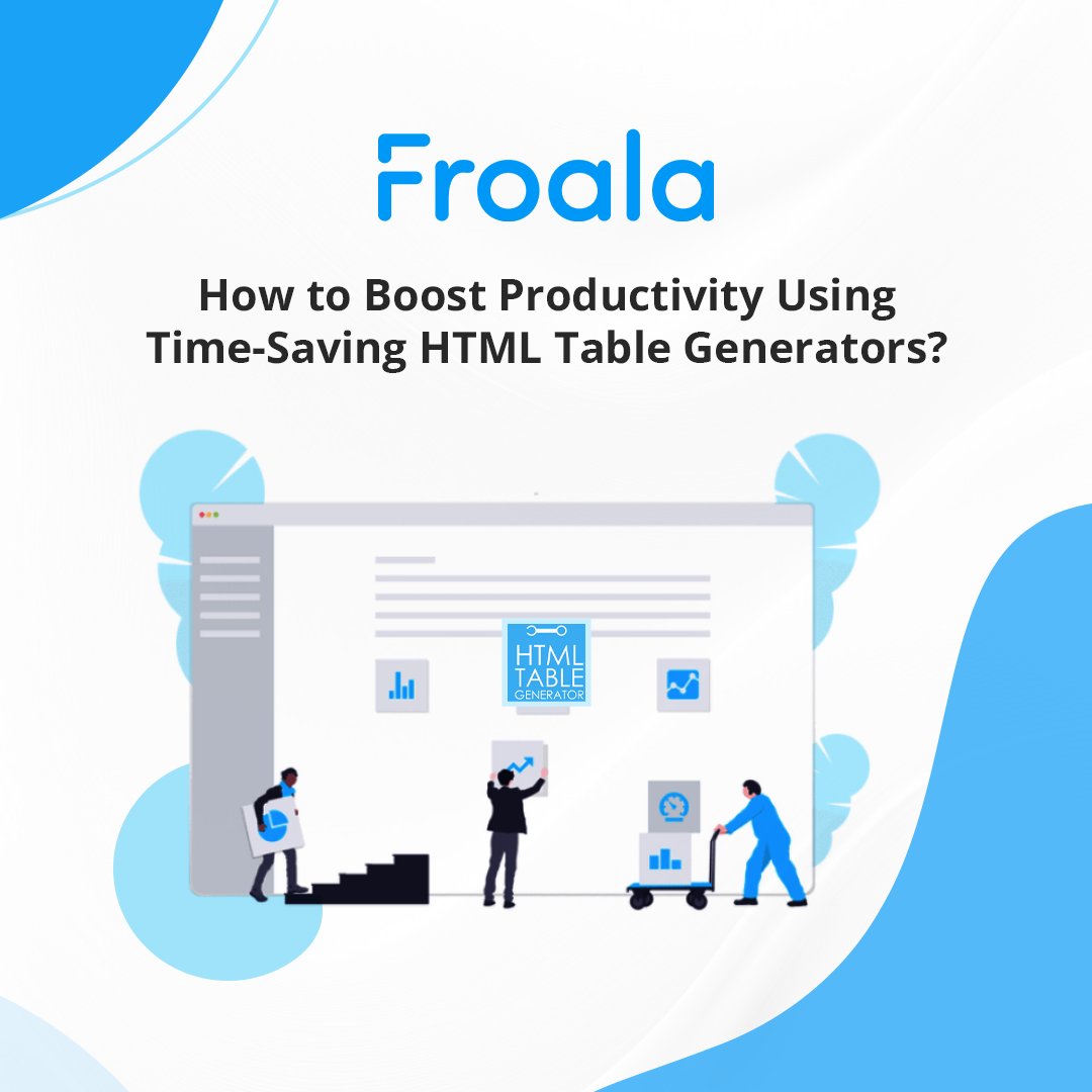 froala's tweet photo. If you're looking for ways to increase your productivity when it comes to creating HTML tables, check out these time-saving HTML table generators to help you save time and get more done 👉 https://t.co/Haqf4Aj9kz

#Froala #froalaeditor #WYSIWYG #HTMLeditor #webdeveloper https://t.co/C9a1NbOLlb