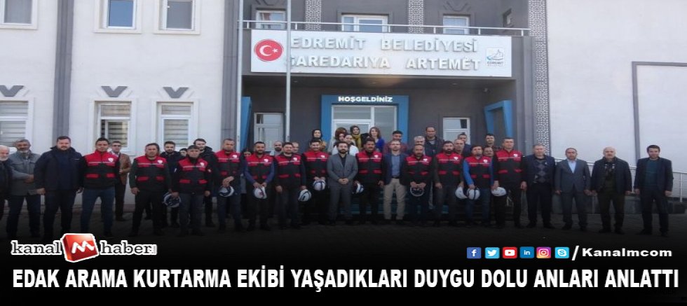 kanalmcom's tweet photo. EDAK ARAMA KURTARMA EKİBİ YAŞADIKLARI DUYGU DOLU ANLARI ANLATTI
https://t.co/pO0SwzfyyA
@ismailssay @edremitbldvan #edak #deprem https://t.co/N0bG6cQcHl