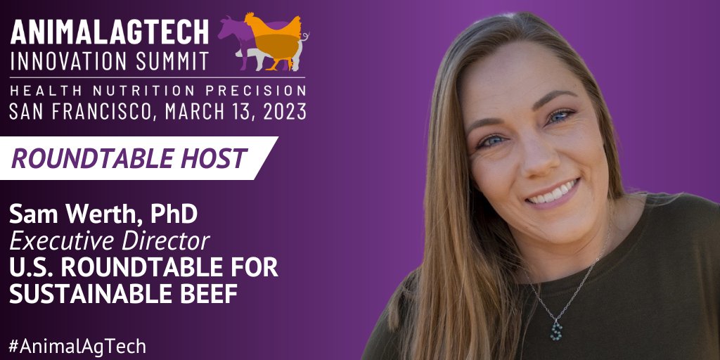 We can't wait to join #ProteinPACT partner <a href="/USRSBeef/">U.S. Roundtable for Sustainable Beef</a> at the <a href="/AnimalAgTech/">Animal AgTech Innovation Summit</a> Summit. USRSB is hosting the summit's roundtable sessions &amp; holding its own roundtable focused on connecting data &amp; technology solutions w/producers to enhance #sustainability across the beef supply chain.