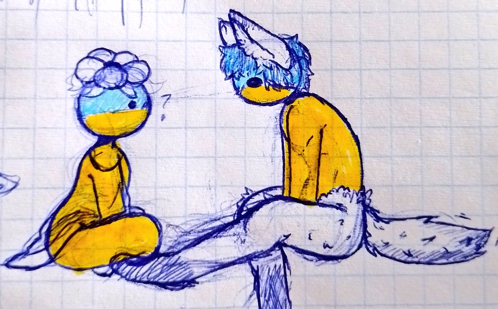 Kalle34633479's tweet photo. 🇺🇦🏵️🇺🇦🐺
#countryhumans  
#countryhumansukraine https://t.co/YyzAjSRRUV