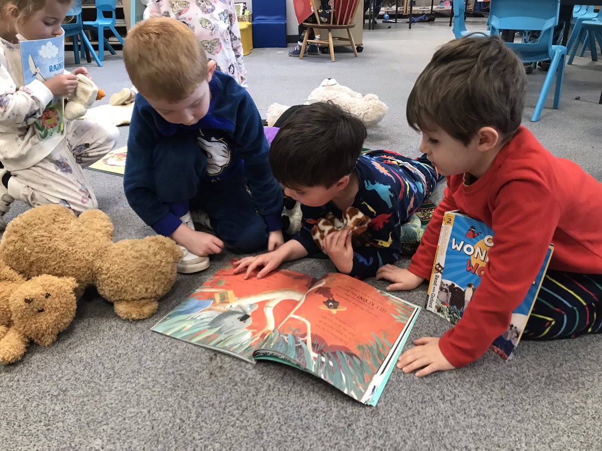 Dinnington_Rec's tweet photo. @Dinnington_Rec had a lovely #WorldBookDay yesterday reading stories in our PJs! https://t.co/vJFAP0fZQl