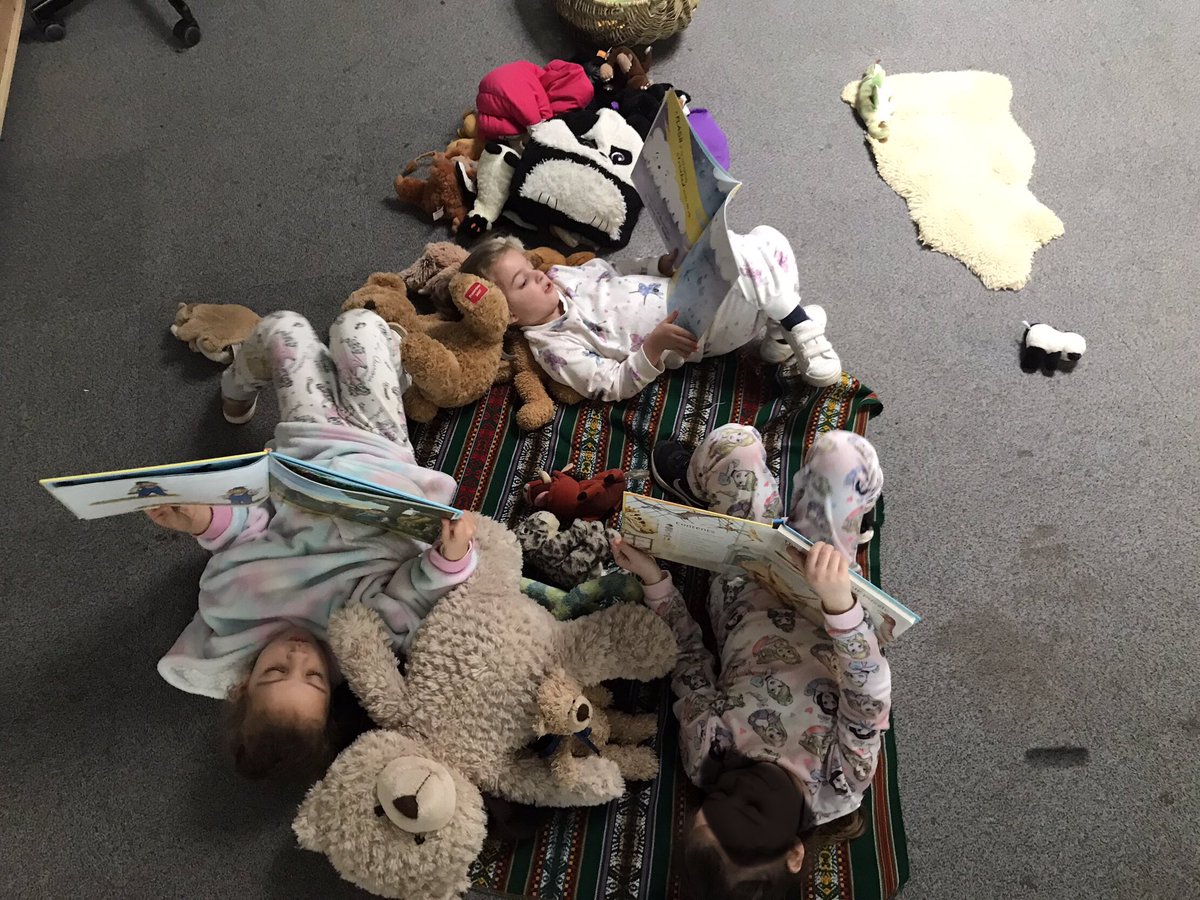 Dinnington_Rec's tweet photo. @Dinnington_Rec had a lovely #WorldBookDay yesterday reading stories in our PJs! https://t.co/vJFAP0fZQl