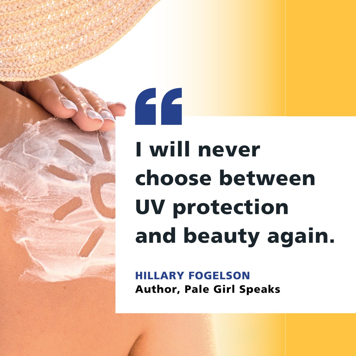 Hillary Fogelson, author of “Pale Girl Speaks,” is a 3-time melanoma survivor. Today she is considered a “sunscreen guru” and shares her story, plus #melanoma news and stats here: bit.ly/3Kd4L6X #sunscreen #melanomaawareness