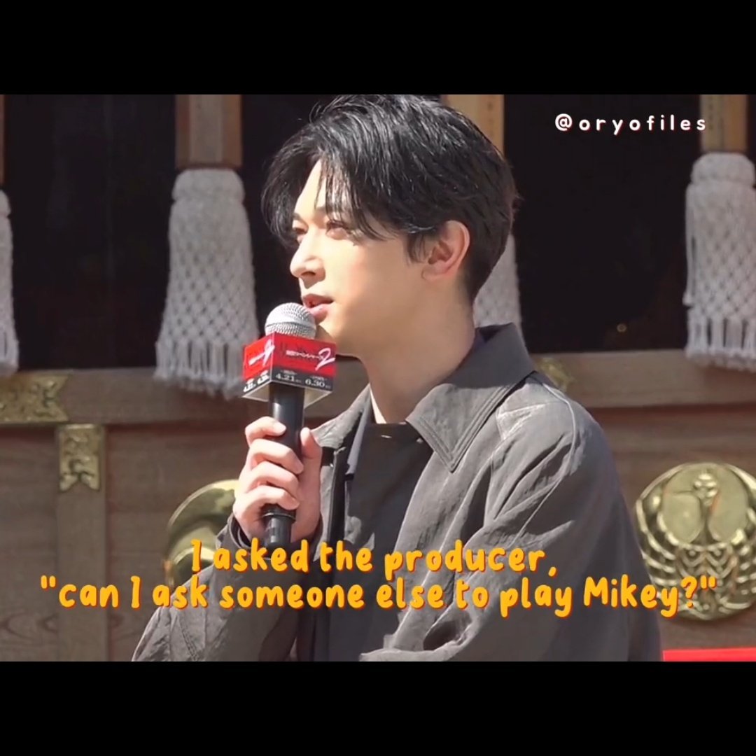 ryoshiizawa's tweet photo. the burden to be mikey is just too much since tokyo revengers is popular 😬 https://t.co/RECH7EgWG2