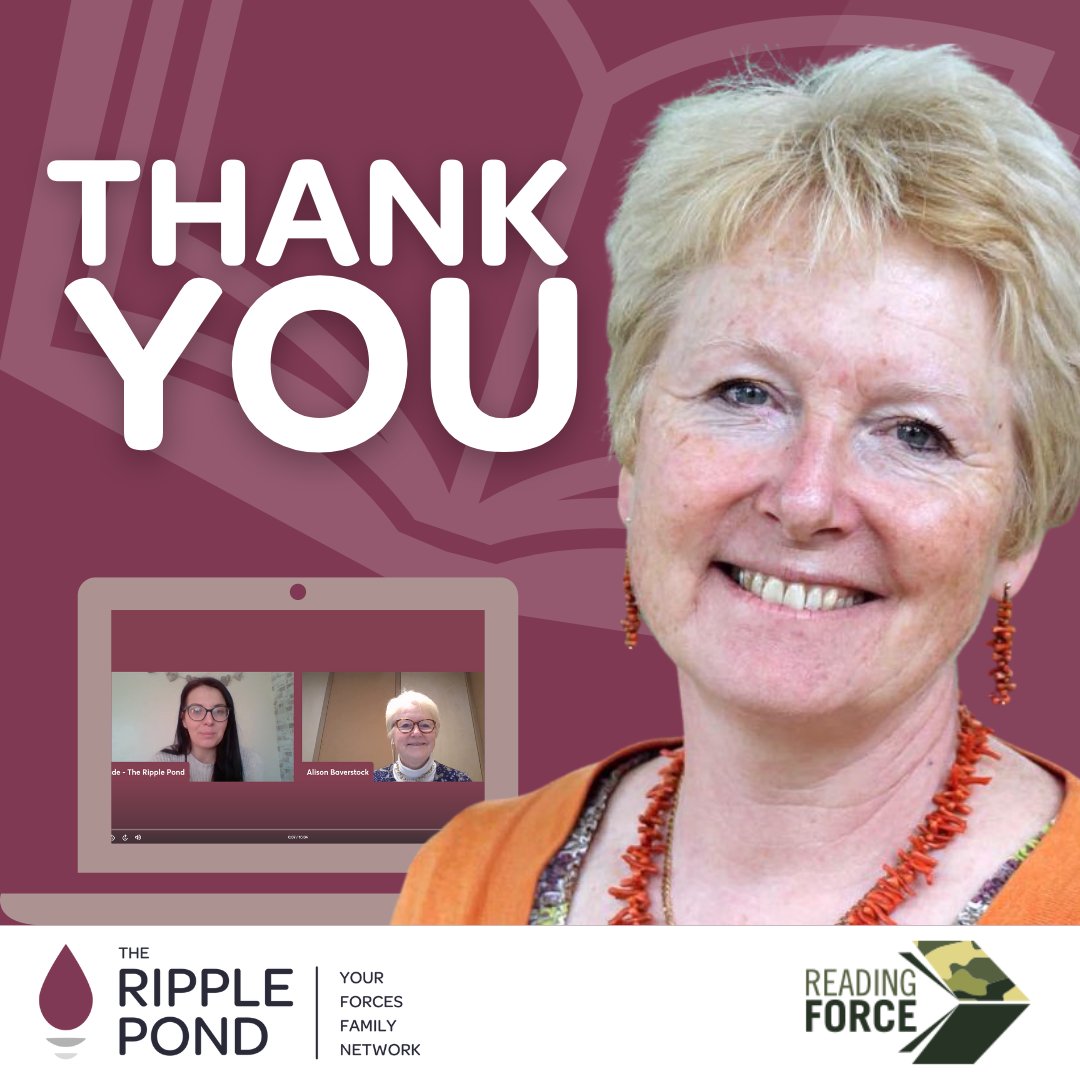 theripplepond's tweet photo. Thank you to our friends #readingforce and the incredible Professor Alison Baverstock for sharing with our members the joy of reading and it's benefit to our wellbeing on #worldbookday. We loved having you with us. Thank you!
#reading #wellbeing #militaryfamily https://t.co/b9oC9xECTf