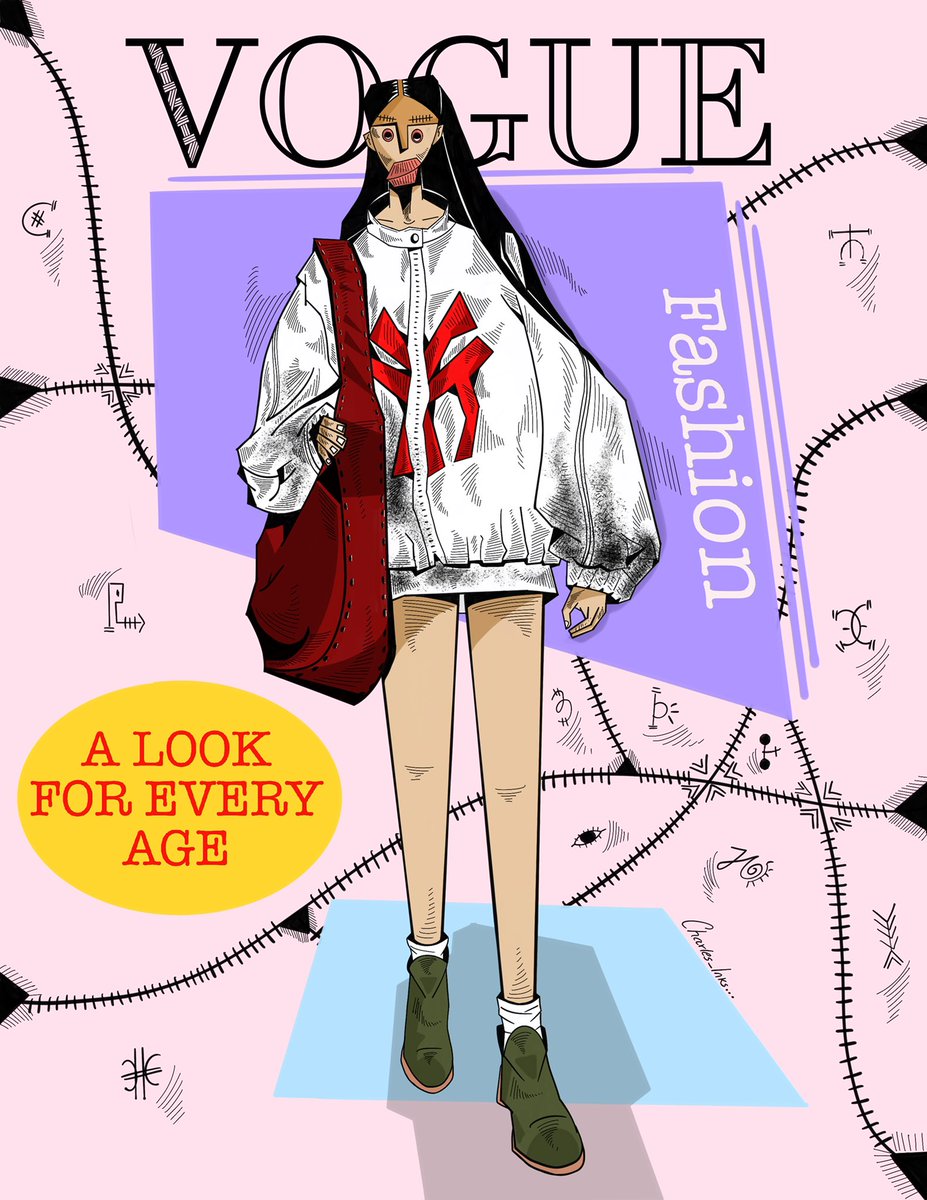 A freestyle illustration for VOGUE magazine cover. 
#vogue #voguemagazine #vogueliving  #fashion #fashiondesigner #fashionstyle #charles_ink #illustration #illustrationartists #procreate #procreateart