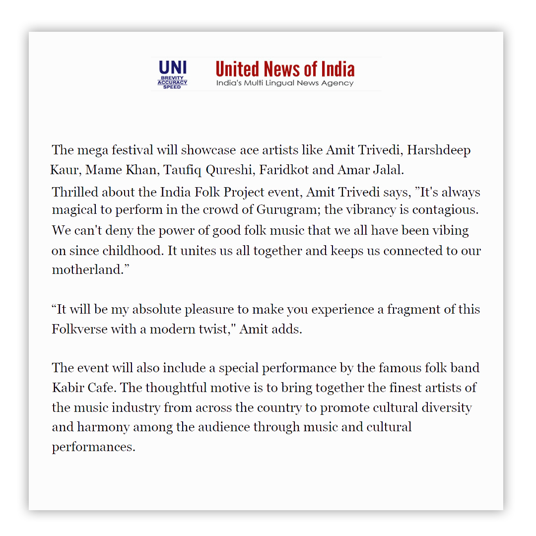 hatchproject_in's tweet photo. Big News
.
.
.
Reference Link:
https://t.co/Ue6BgwwmE8
.
.
.
#hatch #pr #thp #pressrelease #coverage #Indiafolkproject #musicalevent #gurugram #folksongs https://t.co/rZmldZEfmi