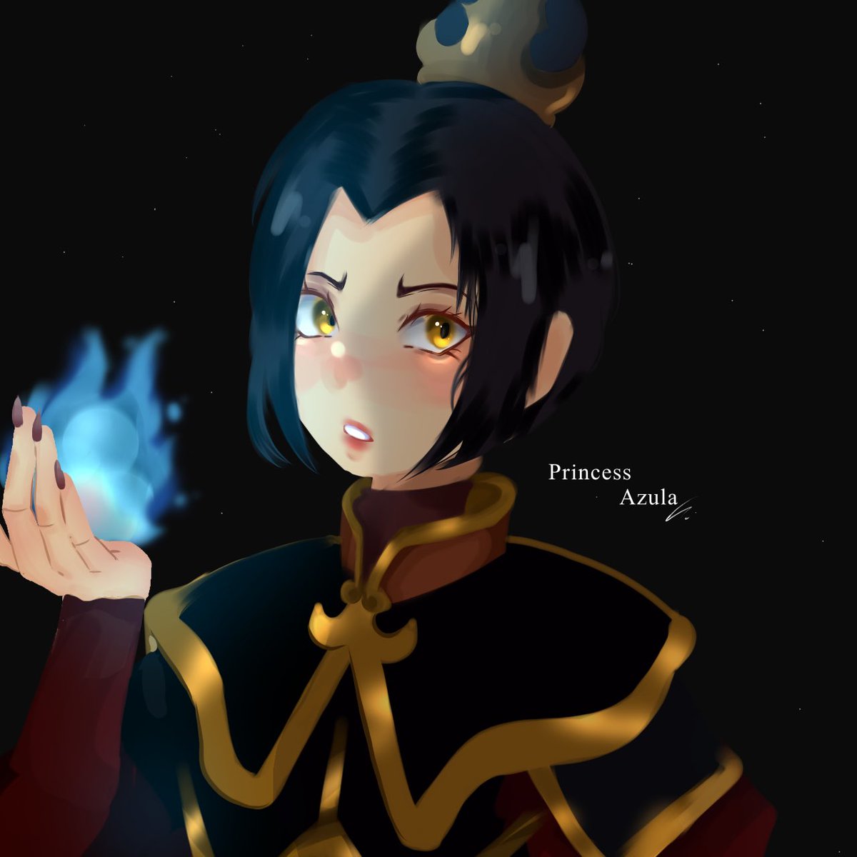 ADRIENXEX's tweet photo. Princess Azula of the Fire Nation. #azula #ATLA #AzulArt #Firebending #FireNation #AvatarTheLastAirbender https://t.co/my5iFKZacL