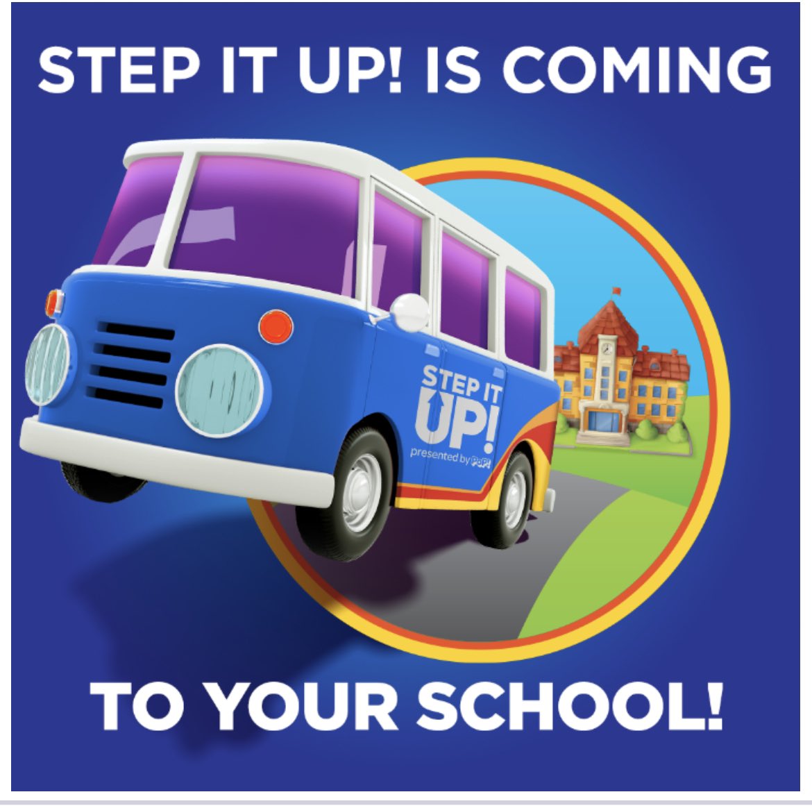CFISDWilson's tweet photo. Step it UP! Is about to launch thanks to our friends at POP! We’re empowering our kids to make a difference at our school. Plus they’ll earn some cool prizes! Are you ready? #itspossiblewithpop #beawesome #empowerkids #stepitup #makeadifference https://t.co/G7YNDTdjY2